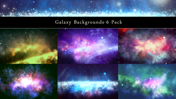 Galaxy Backgrounds-6 Pack alt
