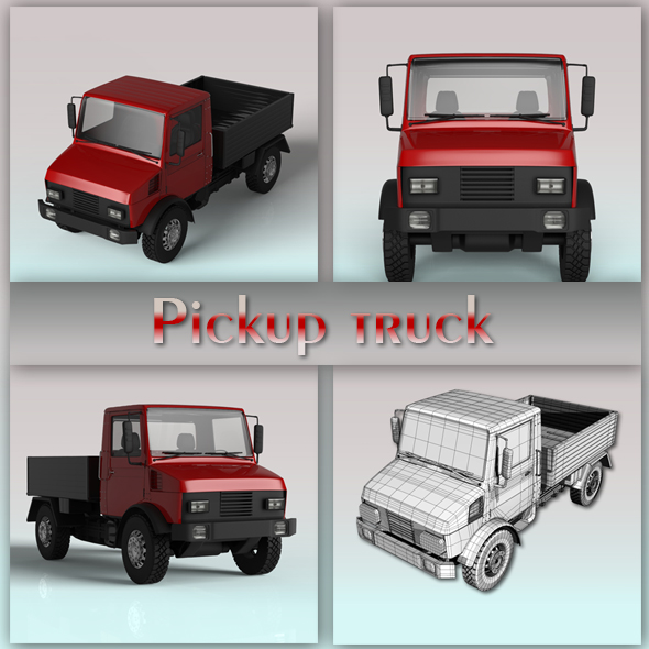 Pickup truck - 3Docean 17652729