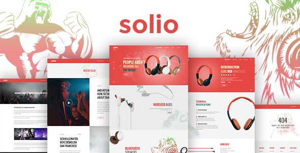SOLIO - Music - ThemeForest 17382387