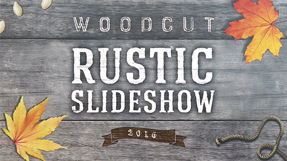 Woodcut Rustic Slideshow - VideoHive 17652882