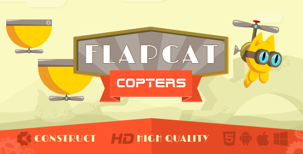 Game FlapCat Copters - CodeCanyon 8677093
