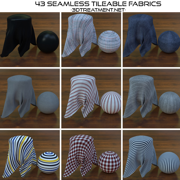 43 Seamless Tileable - 3Docean 17661504