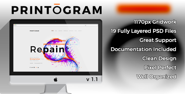 Printogram - PSD Template - Business Corporate
