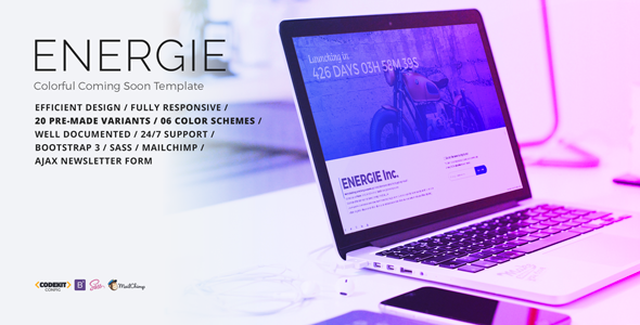 ENERGIE - Colorful - ThemeForest 17136339