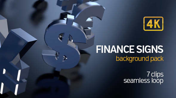 Finance Signs Background Pack alt