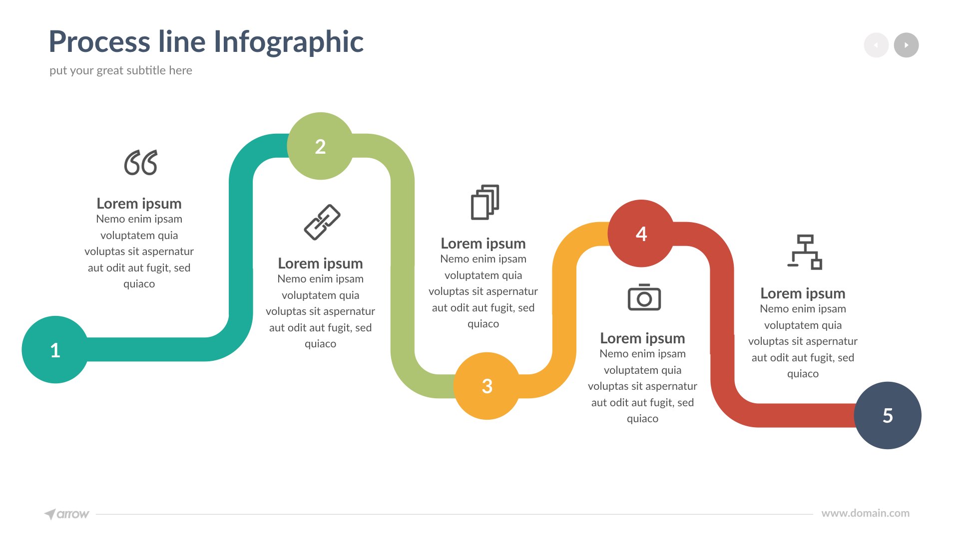 Arrow Powerpoint Presentation Template by slidegully | GraphicRiver