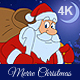 Christmas Animated Card With Santa Claus 4K - VideoHive Item for Sale