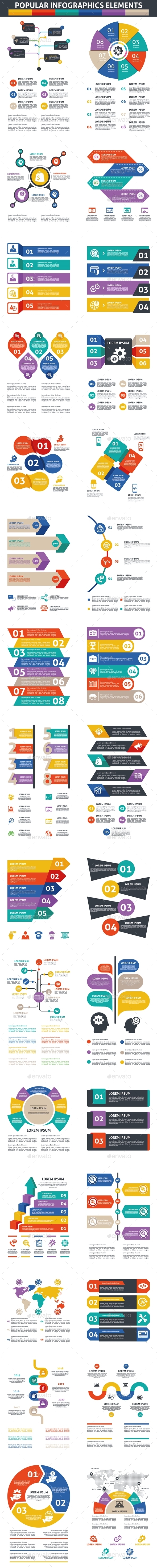 Popular Infographics Elements - Infographics