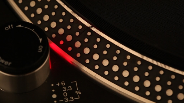 Record On Spinning Turntable alt