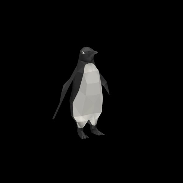 Low-poly Penguin - 3Docean 17676675