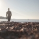 A Man Walks Along The Seashore - VideoHive Item for Sale