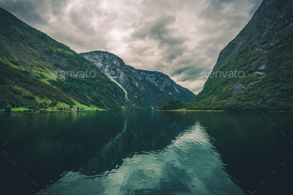 Scenic Fjords Landscape - Stock Photo - Images