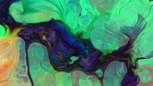 Abstract Paint Spreads And Swirling Texture 172