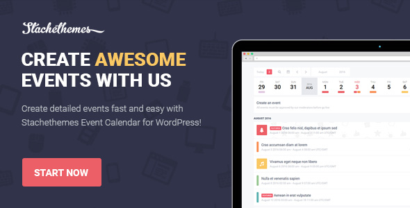 event calendar for website