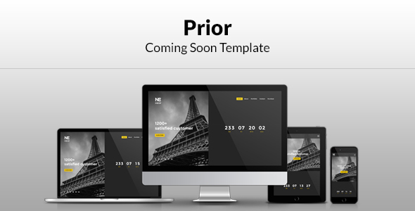 Prior Coming Soon - ThemeForest 17226892