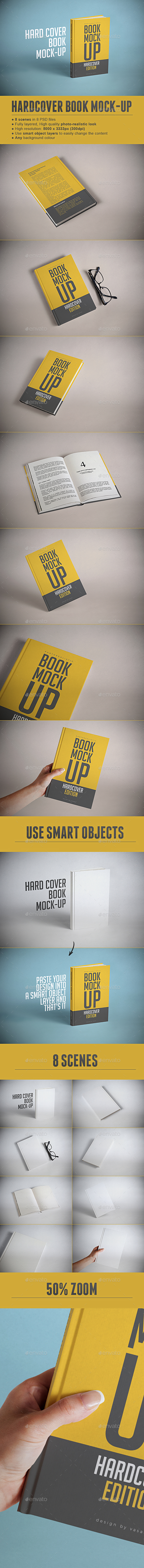 Hardcover Book Mock-up - Books Print