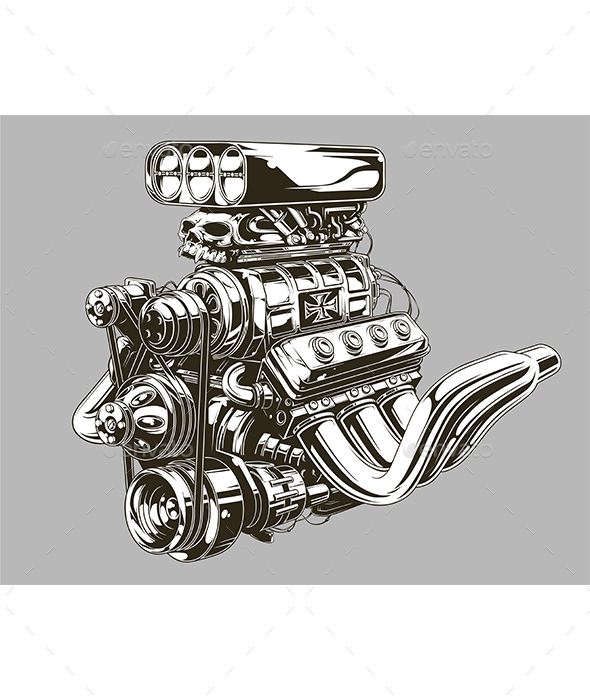 Knuckle Twin Motorcycle Engine Handcrafted Mascot Stock Vector Royalty  Free 519430729  Shutterstock