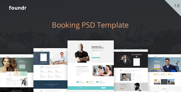 Foundr - Booking for Business and Entrepreneurs - Retail PSD Templates