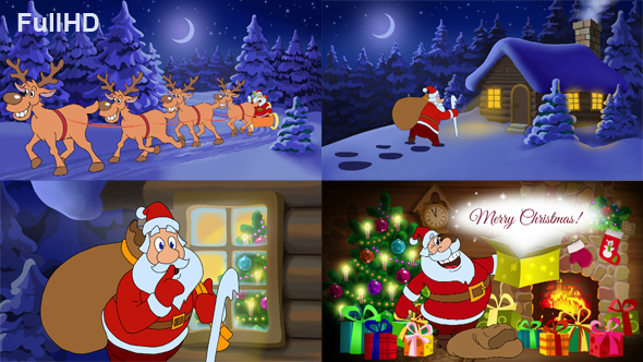 Merry Christmas Animated Card