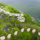 Aerial View of Hanalei Bay Villas in Princeville Town Kauai North Shore Hawaii - VideoHive Item for Sale