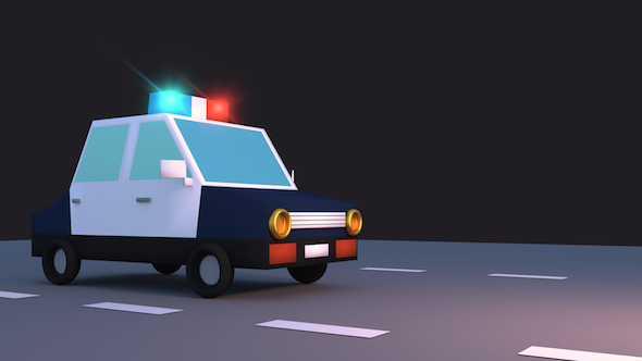 Toon Police Car Pack alt