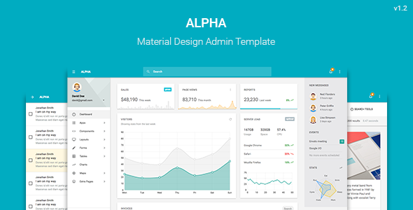 Wondrous Alpha - Material Design Admin Template