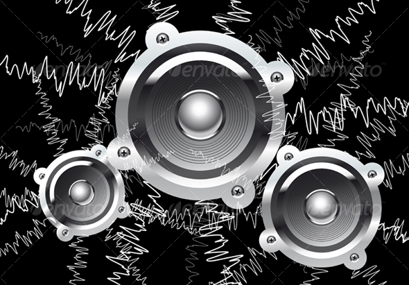 Abstract musical background - Decorative Vectors