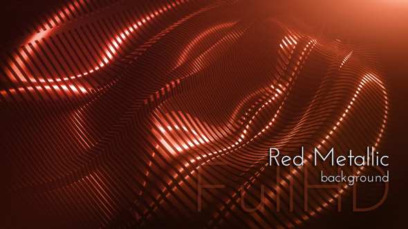 Red Metallic Motion Surface