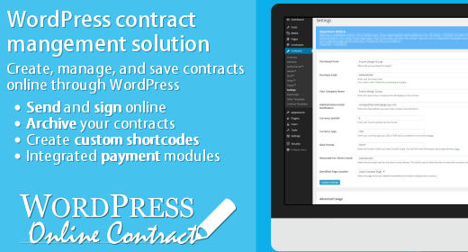 WordPress Online Contract