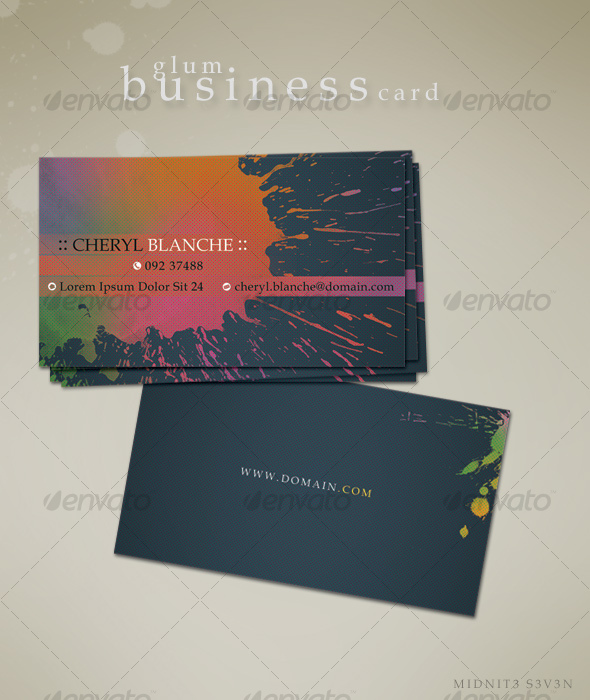 Glum Business Card - Business Cards Print Templates