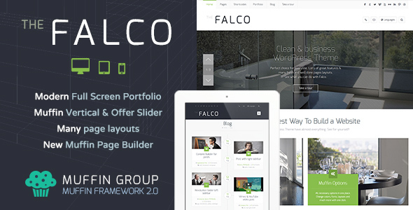 Falco - Responsive Multi-Purpose WordPress Theme - Business Corporate