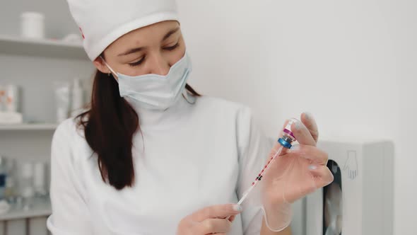 The Doctor Takes the Medicine with an Insulin Syringe alt