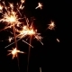 Sparklers. Christmas And New Year Lights. - VideoHive Item for Sale