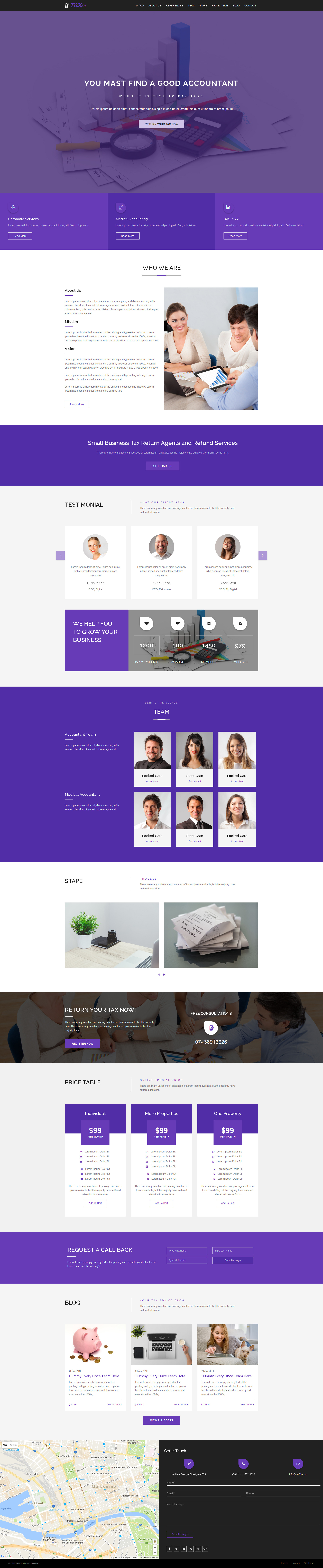 Tax 69 - Financial Consulting and Multi-purpose Business HTML5 Template by  bdwebteam