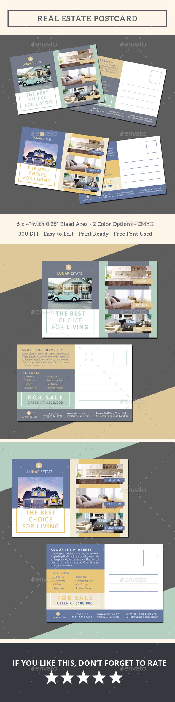 Real Estate Postcard - Commerce Flyers