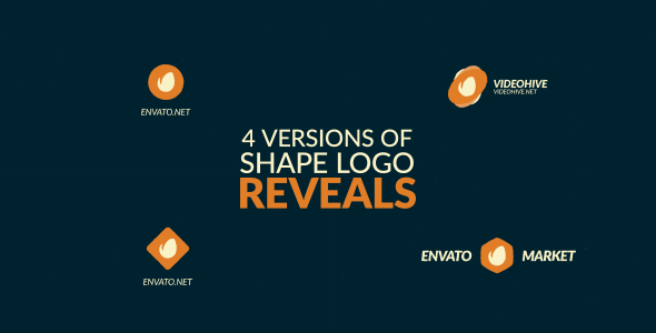 4 Shape Logo - VideoHive 17725134