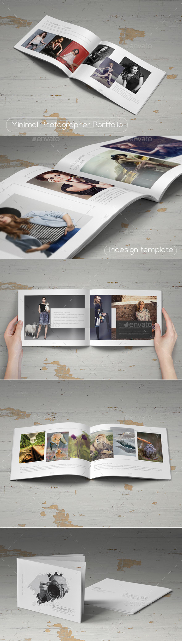 Minimal Photographer Portfolio - Portfolio Brochures