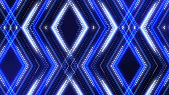 Abstract Blue White Square Pattern motion background