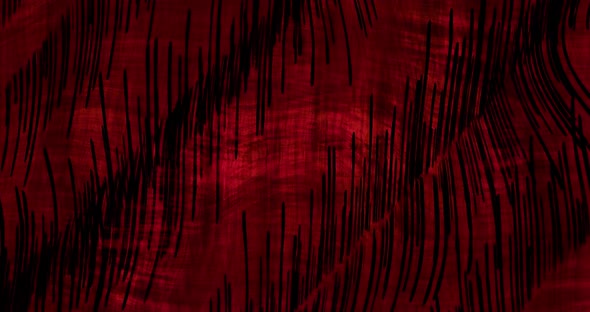 Abstract dark red background twisted motion graphic.Abstract red texture with black lines animation.