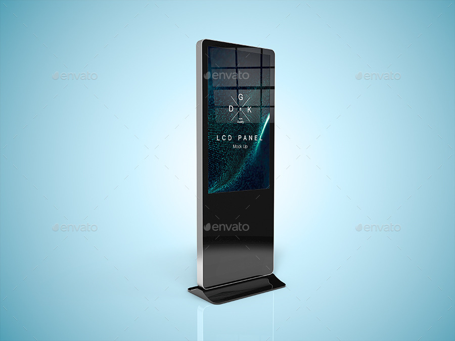 Download Lcd Digital Signage Mockup By Dkgoodart Graphicriver