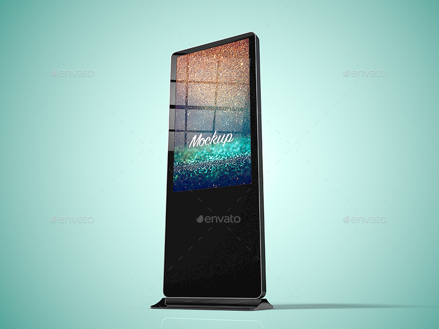 Download Lcd Digital Signage Mockup By Dkgoodart Graphicriver