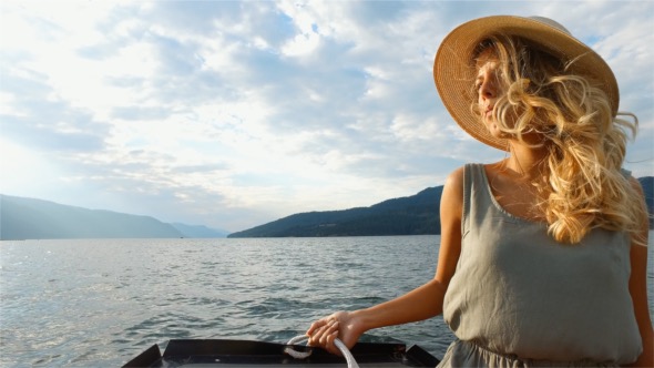 Beauty of Nature and Girl alt