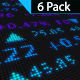 Stock Market Ticker-6 Pack Stock Market Ticker-6 Pack - VideoHive Item for Sale