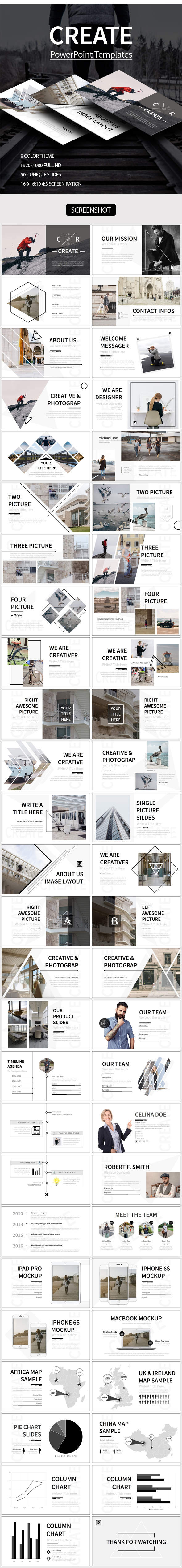 CREATE Powerpoint Template - Creative PowerPoint Templates