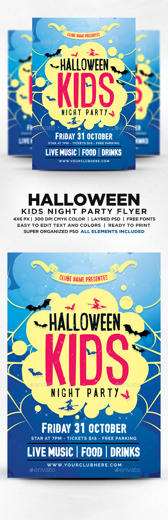 Halloween Kids Party Flyer