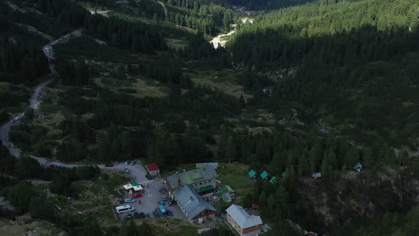 Flight High Above Vihren Hut In Pirin Mountain In Bulgaria 5 alt