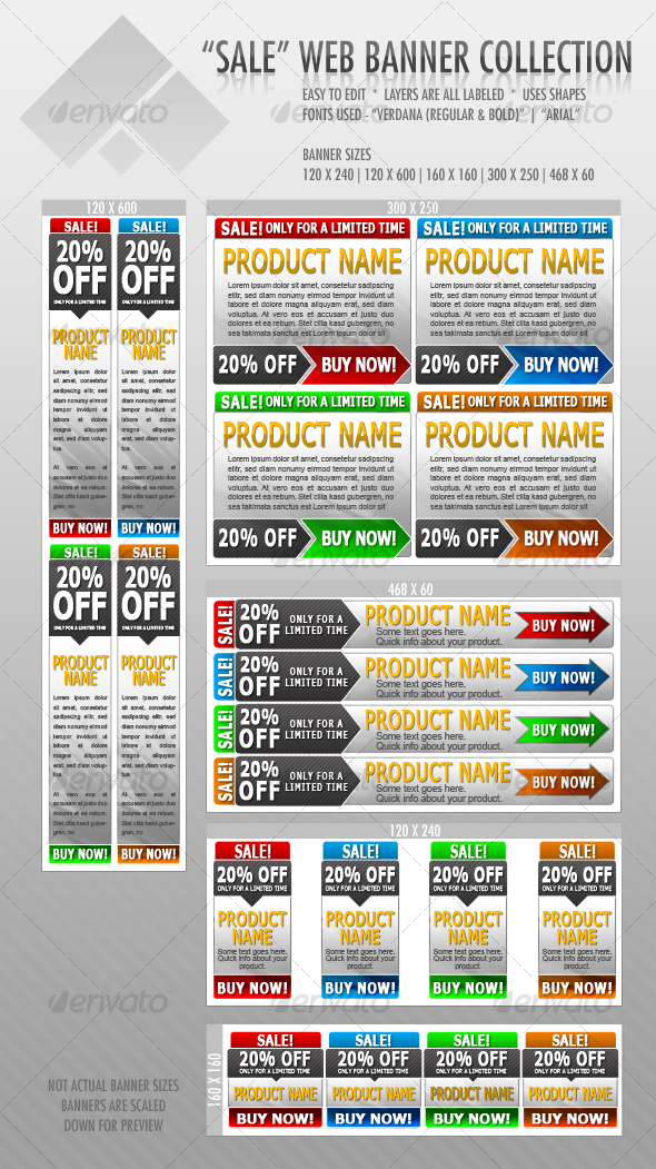 Web Banners - Web Elements