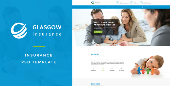 Glasgow : Insurance - ThemeForest 17514374