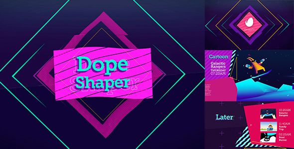 Dope Shape Broadcast - VideoHive 14727627