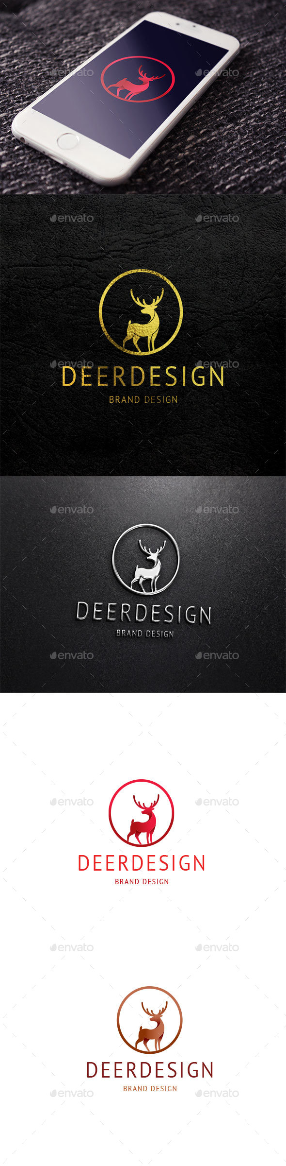 Deer Design Logo - Objects Logo Templates